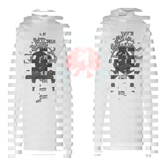 テコンドーサンライズ テコンドーファイター Tkdバックプリント 長袖Tシャツ - Kawaiitshirt