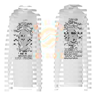 テスト先生 グルーヴィースマイル あなたはテスト結果以上のものです 長袖Tシャツ - Kawaiitshirt