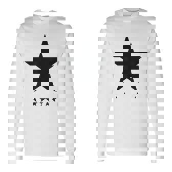 デヴィッド・ボウイ音楽ロックスターロゴ 長袖Tシャツ - Kawaiitshirt