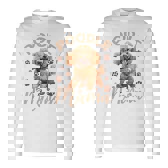 トイプードル 犬種 ペットプードル ママ 長袖Tシャツ - Kawaiitshirt
