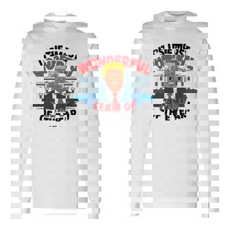 トランプ 今年一番素晴らしい用語 クリスマス 長袖tシャツ 長袖Tシャツ - Kawaiitshirt