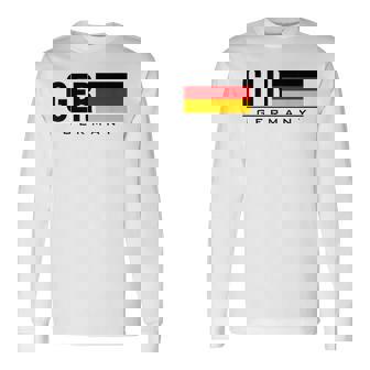ドイツ 国旗 ドイツ カントリーコード Gerスポーツゲーム アスリート 長袖Tシャツ - Kawaiitshirt