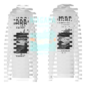 ナイアガラフォールズ ロードトリップ 2025 夏休み ナイアガラ 長袖Tシャツ - Kawaiitshirt