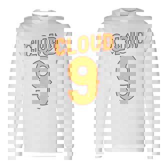 ナイス イエロー オレンジ クラウド 9 コスチューム 男女兼用 長袖tシャツ 長袖Tシャツ - Kawaiitshirt