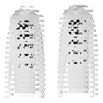 ネコがすき 猫好き ネコ好き 猫 猫飼い おもしろ 可愛い 視力検査 ねこ好き 愛猫家 ねこ ネコ にゃんこ 長袖Tシャツ - Kawaiitshirt