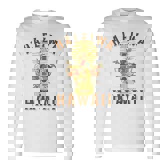 ハレイワ ハワイ ビーチ 夏休み 長袖Tシャツ - Kawaiitshirt