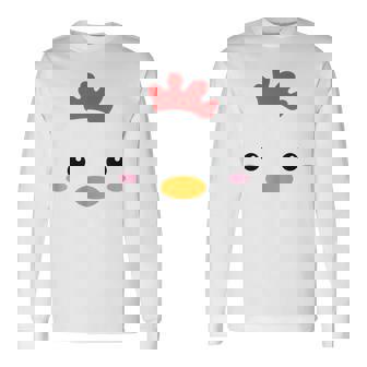 ハロウィン Diy 動物 ひよこコスチューム 長袖Tシャツ - Kawaiitshirt