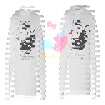 ハローキティ いちご ライトカラー 長袖Tシャツ - Kawaiitshirt