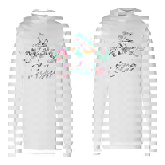 ハワイ アロハ ハワイアン ハイビスカス フラワー ハワイ サーファー 長袖tシャツ 長袖Tシャツ - Kawaiitshirt