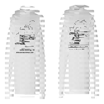 ハンザ ブランデンブルク W29 ドイツ水上飛行機 空飛ぶ雲 長袖Tシャツ - Kawaiitshirt