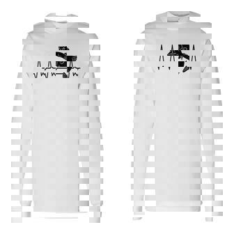 ハートビート魚 長袖Tシャツ - Kawaiitshirt