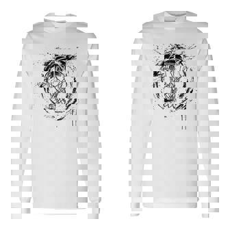 バスケットボールフープグラフィティレジャースポーツ 長袖Tシャツ - Kawaiitshirt