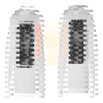 バックプリントtシャツ ピンナップガール ラーメン ヌードル アニメ マンガ アジアン ラーメン 長袖Tシャツ - Kawaiitshirt