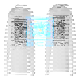 バックプリントフルティガーエアロファッションコレクション 長袖Tシャツ - Kawaiitshirt