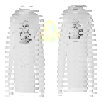 バッグの中のかわいいセキセイインコ、面白いセキセイインコ 長袖tシャツ 長袖Tシャツ - Kawaiitshirt