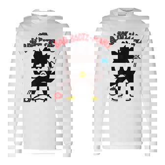 バッドバツ丸 まるばつジャッジ ライトカラー 長袖Tシャツ - Kawaiitshirt