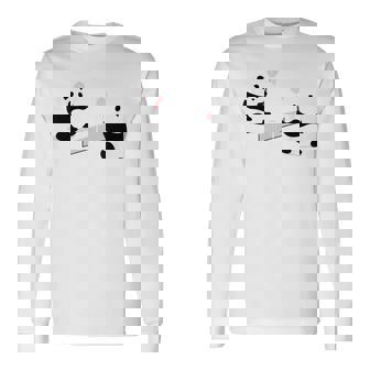 バドミントンtシャツ 長袖Tシャツ - Kawaiitshirt