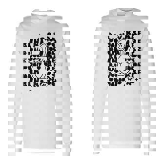 バニー ベイブ イースター サンデー レトロ グルービー 春 長袖Tシャツ - Kawaiitshirt