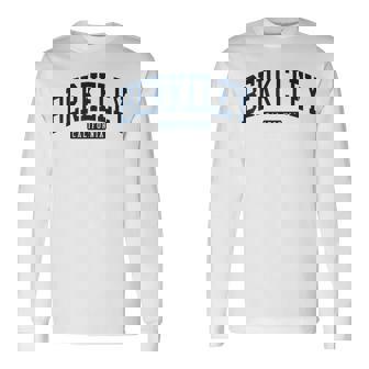 バークレーカリフォルニアカリフォルニアカレッジユニバーシティスタイル ネイビー 長袖Tシャツ - Kawaiitshirt