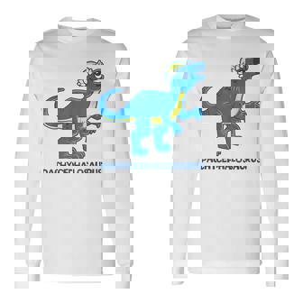 パキケファロサウルス 恐竜 キュート ジュラシック 恐竜 長袖Tシャツ - Kawaiitshirt