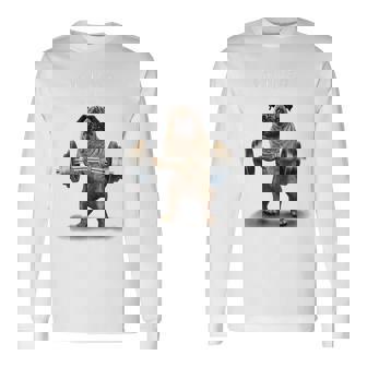 パグ の 筋トレ ついてこれないなら家に帰れ いぬ 犬 長袖Tシャツ - Kawaiitshirt