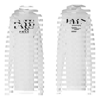 パリ フランス フランス クラシック メンズ レディース ギフト 長袖Tシャツ - Kawaiitshirt