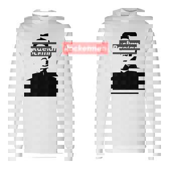 パロディ Kim Jung Un Rocketman ボックスロゴtシャツ 長袖Tシャツ - Kawaiitshirt