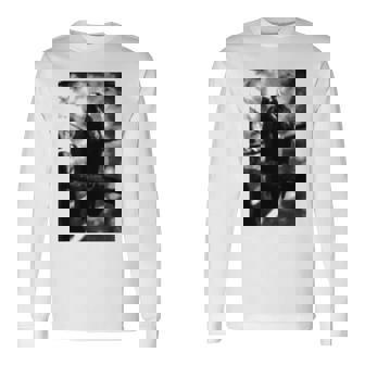 パンク ロック モード モッズ 半袖 かっこいい おしゃれ 大きいサイズ フォトプリント 春夏 ブランド 動物 烏 長袖Tシャツ - Kawaiitshirt