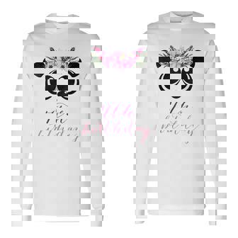 パンダガール 7歳の誕生日 I 7歳 パンダコスチューム ギフト 長袖Tシャツ - Kawaiitshirt