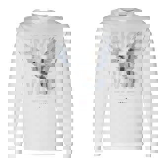 ヒップホップ Y2k Hip Hop レトロ ビンテージ アーバン バックプリント ストリートウェア ホワイトピジョン 長袖Tシャツ - Kawaiitshirt