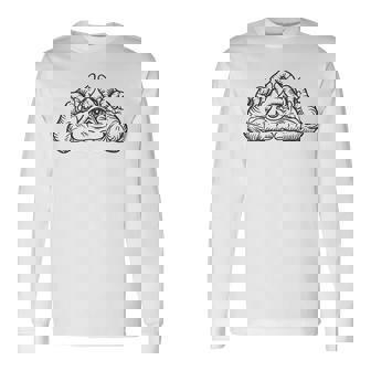 ヒップホップ Y2k Hip Hop ヴィンテージ レトロ エッジの効いたバックプリント ストリートウェア イルミナティ 長袖Tシャツ - Kawaiitshirt