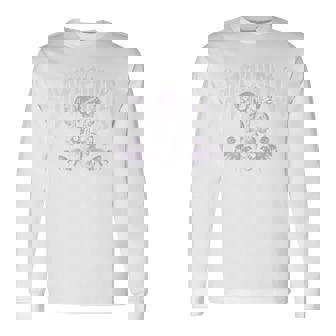 ヒップホップ アーバン ヴィンテージ エッジの効いた Y2k Hip Hop バックプリント ストリートウェア スカル 長袖Tシャツ - Kawaiitshirt