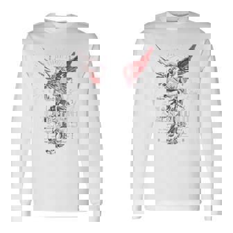 ヒップホップ ヴィンテージ エッジー アーバン Y2k バックプリント ストリートウェア エンジェル 長袖Tシャツ - Kawaiitshirt