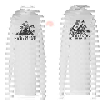 ヒマラヤ ネパール ブータン インド エベレスト 長袖Tシャツ - Kawaiitshirt