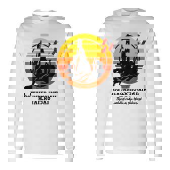 ビッグサンダーマウンテン鉄道、ワイルドトレインライド、西 長袖Tシャツ - Kawaiitshirt