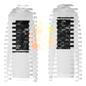 ビッグフットエイリアン 面白い ハロウィン トリック ドア カメラビュー 長袖tシャツ 長袖Tシャツ - Kawaiitshirt