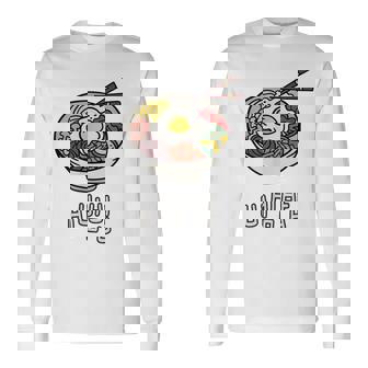 ビビンバボウル 韓国料理 ハングルキャラクター ハングル 長袖Tシャツ - Kawaiitshirt