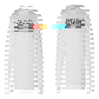 ビンテージサンフランシスコカリフォルニア1980年代レトロデザインtシャツ 長袖Tシャツ - Kawaiitshirt