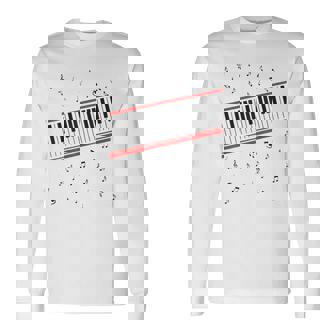 ビート・イット・ピアノ 長袖Tシャツ - Kawaiitshirt