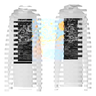 ビーバースターリーナイトヴァンゴッホ 長袖tシャツ 長袖Tシャツ - Kawaiitshirt