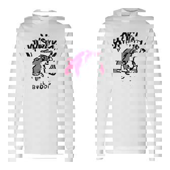 ピンクブルドッグ 長袖Tシャツ - Kawaiitshirt