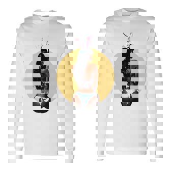 ピンナップ セクシー ブラウンスキン イースターバニー ガールズ ヴィンテージ メンズ レディース 長袖tシャツ 長袖Tシャツ - Kawaiitshirt