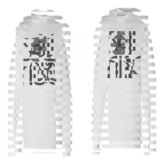 ファンクシャツ ヴィンテージ 70年代風 コスチューム 音楽 ターンテーブル 長袖Tシャツ - Kawaiitshirt