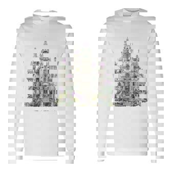 ファンタジーゴシックヴィクトリア朝の城 長袖tシャツ 長袖Tシャツ - Kawaiitshirt