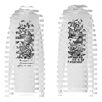 フェニックス。神話の鳥。灰から生まれ変わる。 長袖Tシャツ - Kawaiitshirt