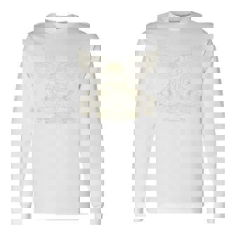 フォークリフトオペレーター アメリカンイーグル フォークリフトドライバー バックプリント 長袖Tシャツ - Kawaiitshirt