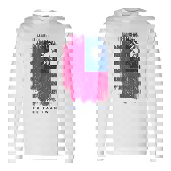 フリー台湾 長袖Tシャツ - Kawaiitshirt