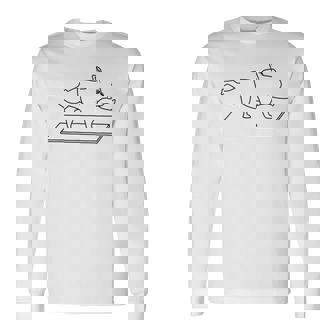 フレンチブルドッグ ヨガ 犬 Frenchie 長袖Tシャツ - Kawaiitshirt