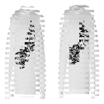 フレンチホルン愛好家 長袖Tシャツ - Kawaiitshirt