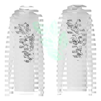 ブナの葉 植物 自然と森林 木のグラフィックス 長袖Tシャツ - Kawaiitshirt